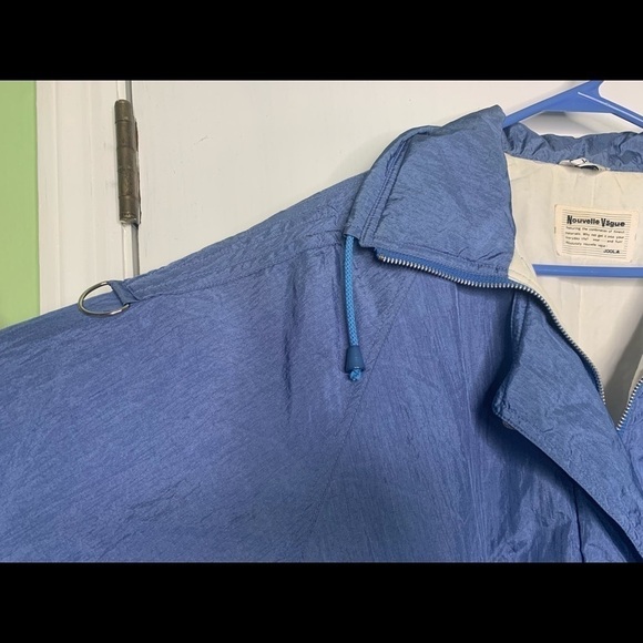 ❄️ Nouvelle Vague Joola vintage, blue puffy windbreaker jacket - Picture 6 of 12